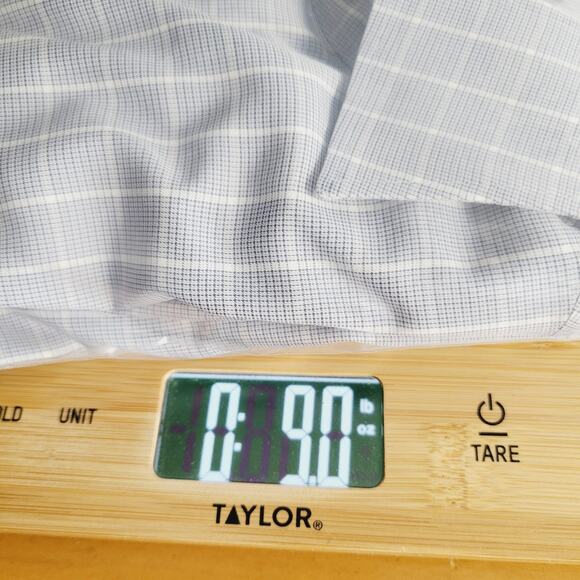 Ermenegildo Zegna Shirt Mens 17 43 Blue White Plaid Regular Fit Business Career - Picture 16 of 16